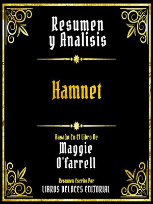 cover image of Resumen Y Analisis--Hamnet